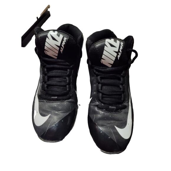 Nike Alpha Fastflex Cleats, 719953 Black/White Youth 4Y - Picture 3 of 7